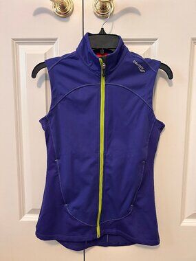 Lightweight Purple Athletic Runners Vest by Saucony XS